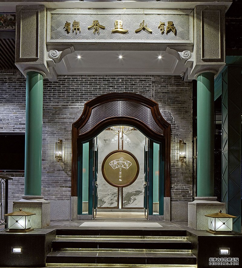 杭州錦繡人家火鍋店裝修設(shè)計實景案例