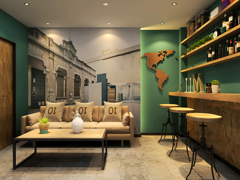 杭州姿慕美發(fā)歐美風(fēng)裝修設(shè)計(jì)案例