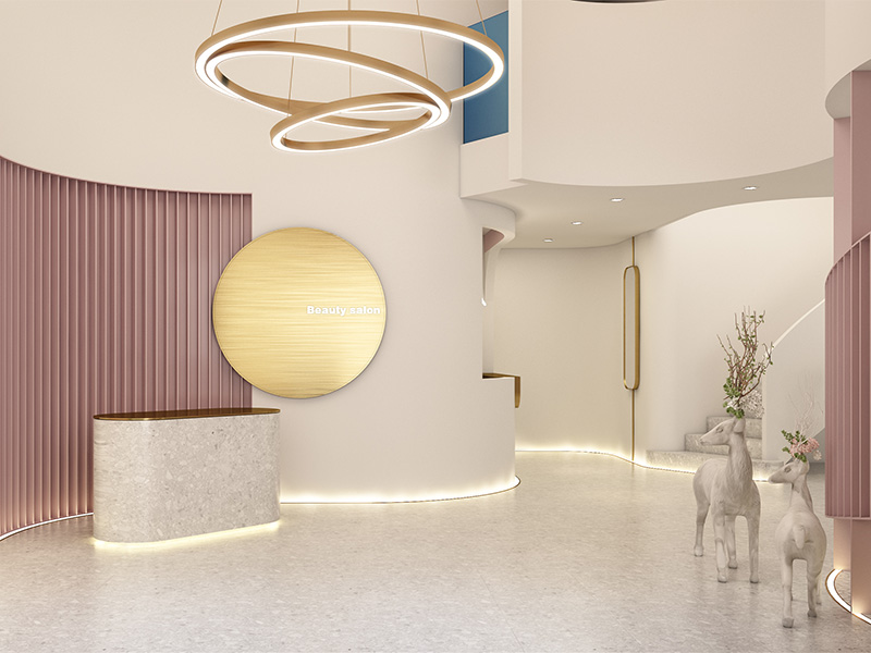 羅蘭佩蒂現(xiàn)代簡約美容院裝修設(shè)計案例