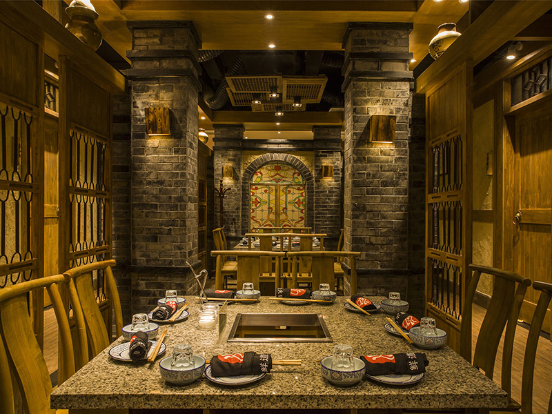 鮮道火鍋店裝修設計案例