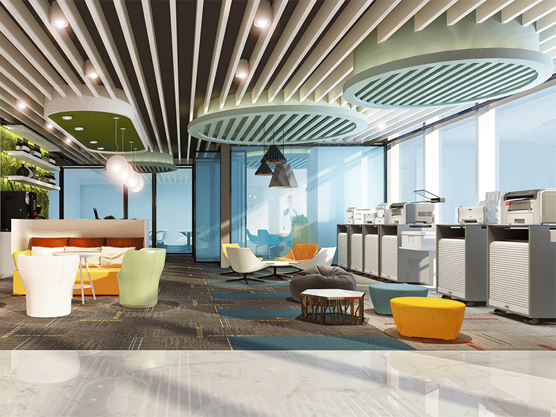 北浩電器互聯網辦公室裝修設計案例