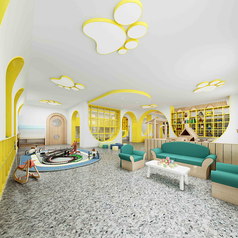 杭州少兒培訓(xùn)機(jī)構(gòu)裝修設(shè)計(jì)效果圖
