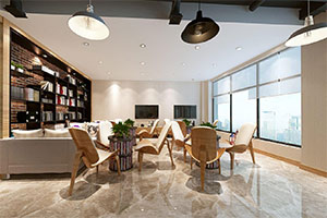 220方小型現(xiàn)代辦公室裝修設(shè)計(jì)全景效果圖