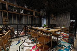 現代工業風辦公室裝修設計全景