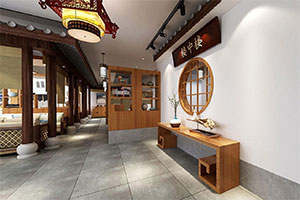 大型中式餐飲店裝修設(shè)計全景