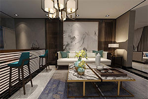 現(xiàn)代餐廳裝修設計全景效果圖