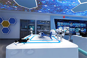 人能智能體驗館裝修設計全景