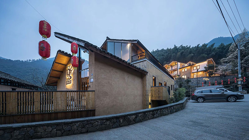 杭州倚云山舍民宿設(shè)計(jì)裝修設(shè)計(jì)案例